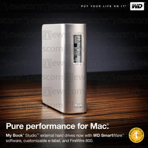 WD(R) Introduces High-Performance My Book(R) Studio(TM) External Hard Drives With Innovative E-Label Display | TweakTown.com