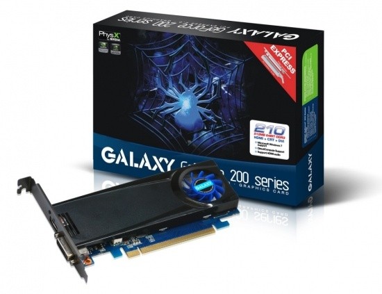 Open enlarged image Galaxy Microsystems releases new graphics accelerators GALAXY GeForce GT 220 series and GALAXY GeForce 210 series 02
