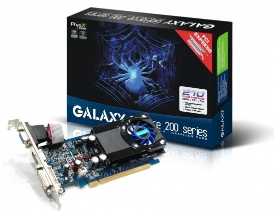 Open enlarged image Galaxy Microsystems releases new graphics accelerators GALAXY GeForce GT 220 series and GALAXY GeForce 210 series 03