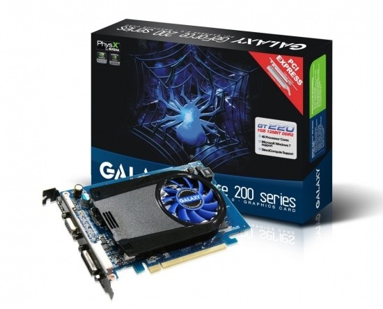 Open enlarged image Galaxy Microsystems releases new graphics accelerators GALAXY GeForce GT 220 series and GALAXY GeForce 210 series 05