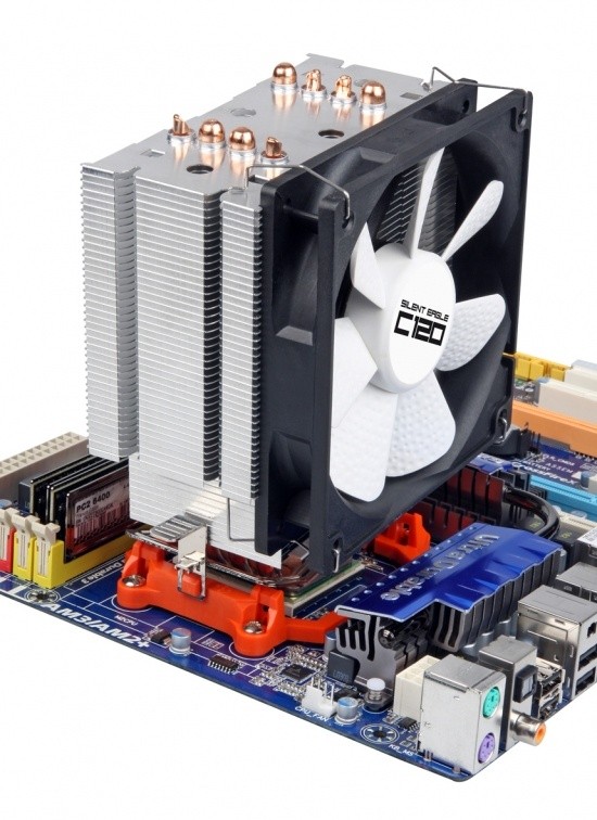 Sharkoon Introduces Efficient CPU-cooler with Golf ball fan 02