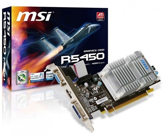 Open enlarged image MSI Announces R5450 Series Silent, Low-Profile Graphics Cards | TweakTown.com