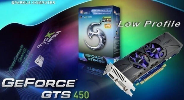 Open enlarged image Sparkle Announces Low-Profile GeForce GTS 450 Graphics Card 7
