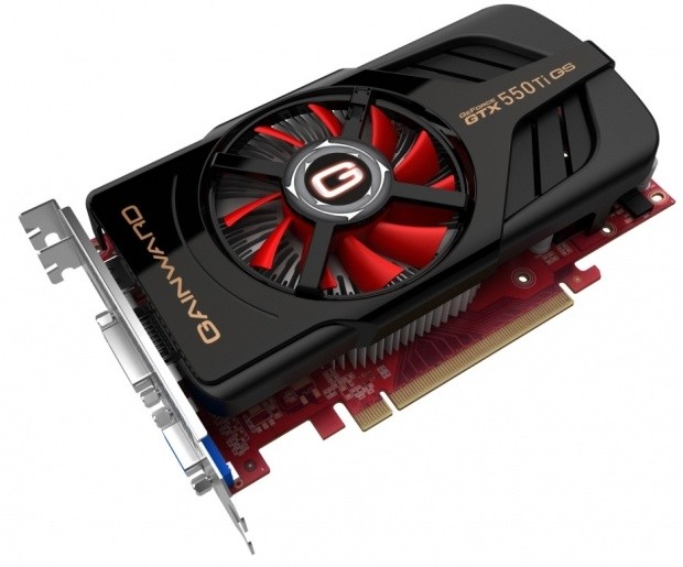 Open enlarged image Gainward GeForce GTX 550 Ti 1024MB 'Golden Sample' 25