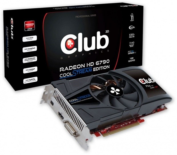 Club 3D Announces Radeon HD 6790 CoolStream Edition Graphics Card | TweakTown.com