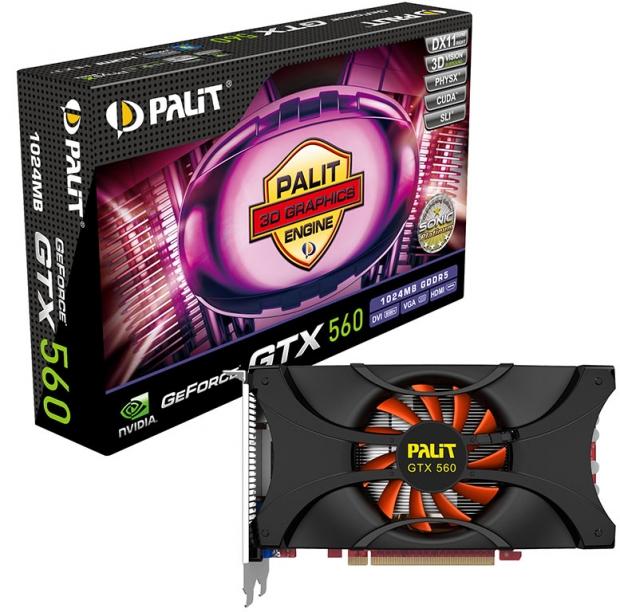 Open enlarged image Palit Announces its GeForce GTX 560 Graphics Cards 01