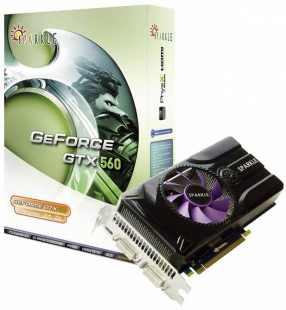 Open enlarged image SPARKLE Debuts GeForce GTX 560 Graphics Cards 01