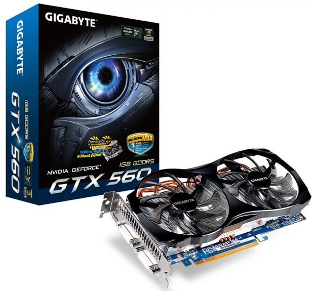 Open enlarged image GIGABYTE Presents GeForce GTX 560 Overclock Edition Graphics Cards 01