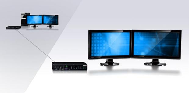 Open enlarged image Matrox Introduces Avio Series Dual-DVI Fiber Optic KVM Extender Solution | TweakTown.com