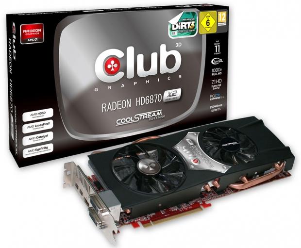 Open enlarged image Club 3D Introduces its Radeon HD 6870 X2 Graphics Card 01