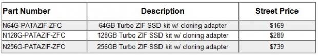 Open enlarged image Active Media Products Launches ZIF SSD Upgrade Kits 06