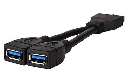 SilverStone CP09_external to internal 19 pin USB 3.0 adapter cable 05 SilverStone CP09_external to internal 19 pin USB 3.0 adapter cable 05