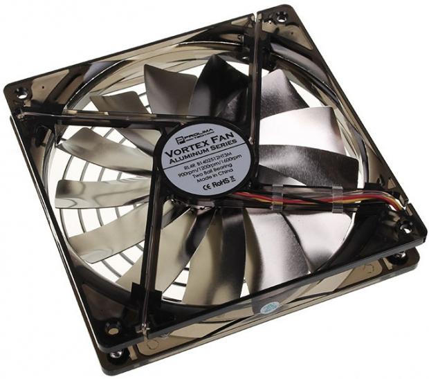 Open enlarged image Prolimatech Launches Aluminum Vortex Silver Wings 140 mm Fan 04