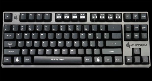 Open enlarged image Cooler Master Announces CM Storm QuickFire Rapid Mechanical Gaming Keyboard 01