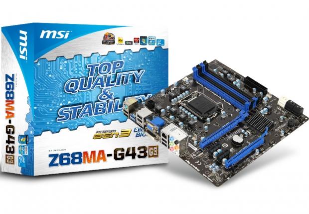 MSI Announces Z68MA-G43 (G3) PCI-Express Gen. 3 Ready mATX Motherboard 06