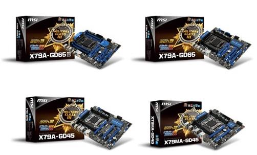 MSI's All-new X79 Series Mainboards Deliver Superior Stability with Military Class III Components | TweakTown.com MSI's All-new X79 Series Mainboards Deliver Superior Stability with Military Class III Components | TweakTown.com
