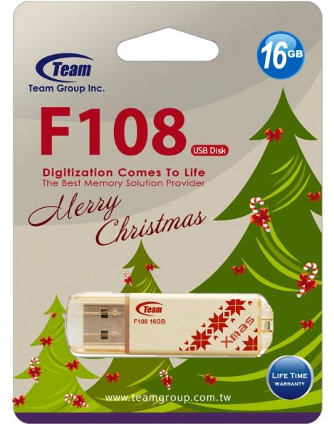 TEAM F108-X'mas USB Limited Edition Flash Drive Available 01 TEAM F108-X'mas USB Limited Edition Flash Drive Available 01