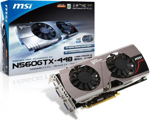 Open enlarged image MSI Launches N560GTX-448 Twin Frozr III Power Edition Graphics Card 04