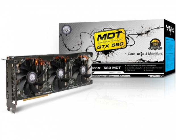 Open enlarged image KFA2 Launches GeForce GTX 580 MDT X4 Graphics Card 01