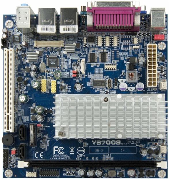 Open enlarged image VIA Announces Latest VB7009 Mini-ITX Embedded Board 05