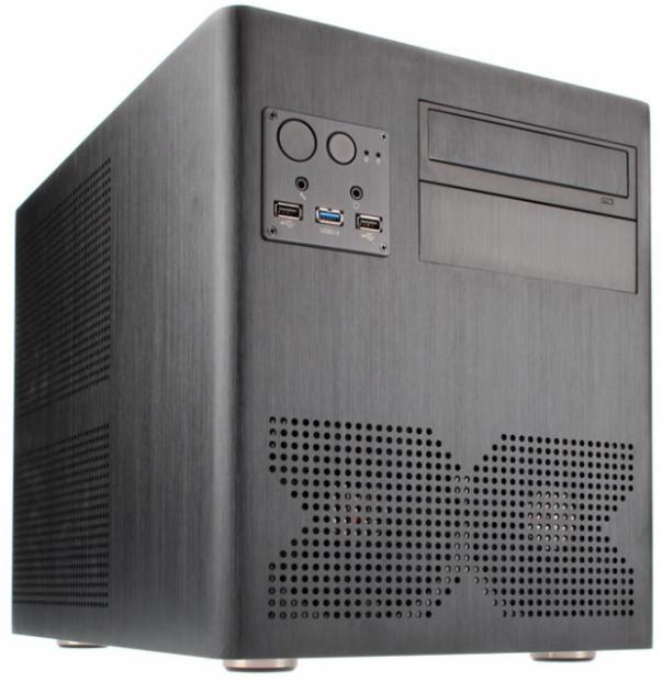 Open enlarged image Xigmatek Gigas Brushed Aluminum Micro-ATX Cube Case Announced | TweakTown.com