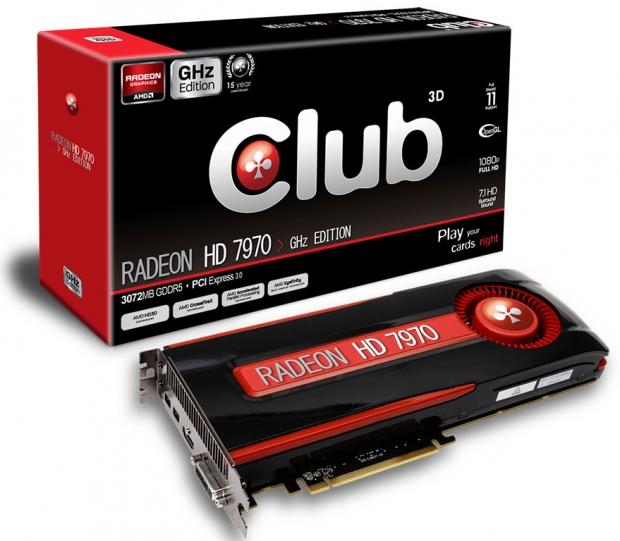 Open enlarged image Club 3D Introduces its Radeon HD 7970 GHz Edition Graphics Card | TweakTown.com