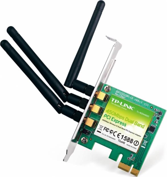 Open enlarged image TP-Link Debuts 450Mbps Wireless N Dual Band PCI Express Adapter | TweakTown.com