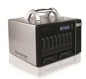 Ciphertex Showcases CX-10K-NAS Portable 40TB 10GbE Secure Server | TweakTown.com