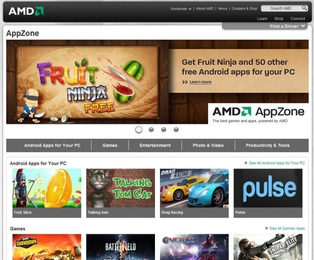 AMD AppZone Brings Graphics-Accelerated Windows and Android Apps to PCs Worldwide | TweakTown.com