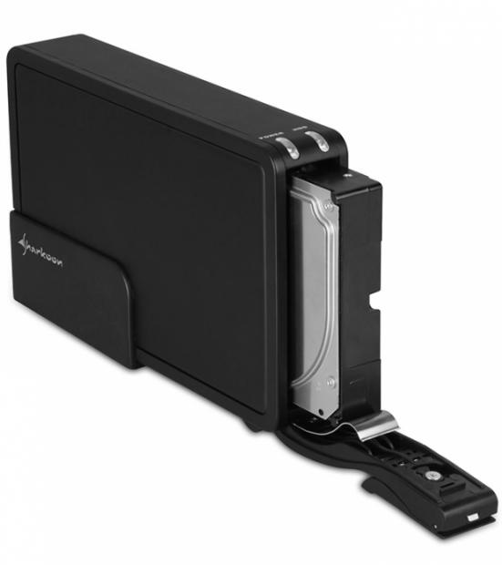 Open enlarged image Sharkoon Announces Vertical Docking Station for SATA Hard Drives 03