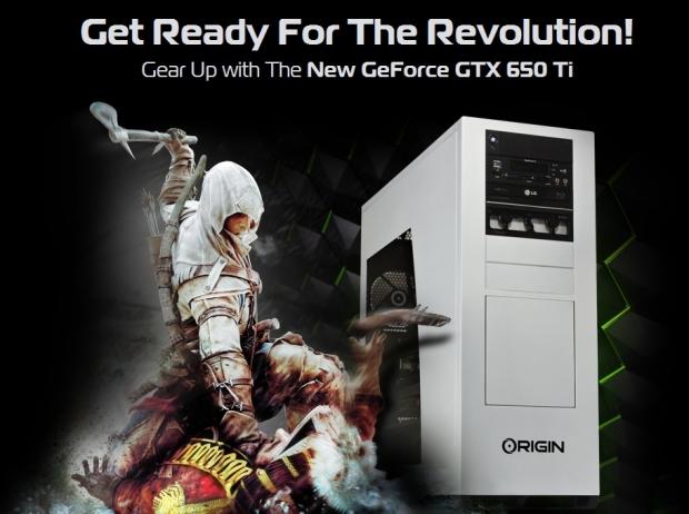 ORIGIN PC Launches Turbocharged NVIDIA GeForce GTX 650 Ti | TweakTown.com