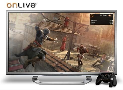 OnLive Builds Console-Quality Gaming Into LG Google TVs, No Console Required | TweakTown.com