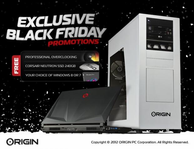 Open enlarged image Exclusive Black Friday Promotions Start Now At ORIGIN PC | TweakTown.com