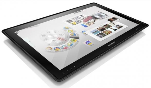 Open enlarged image Lenovo Pioneers Interpersonal Computing with Company's First Table PC 02