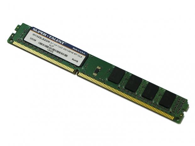 Open enlarged image Super Talent Announces Green Very Low Profile (VLP) Memory 01