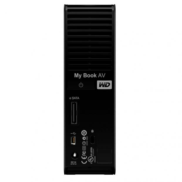 Open enlarged image Western Digital Announces WD MyBook AV-TV External Hard Drive 03