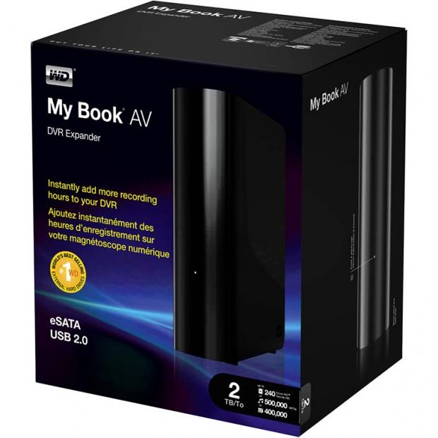 Open enlarged image Western Digital Announces WD MyBook AV-TV External Hard Drive 04
