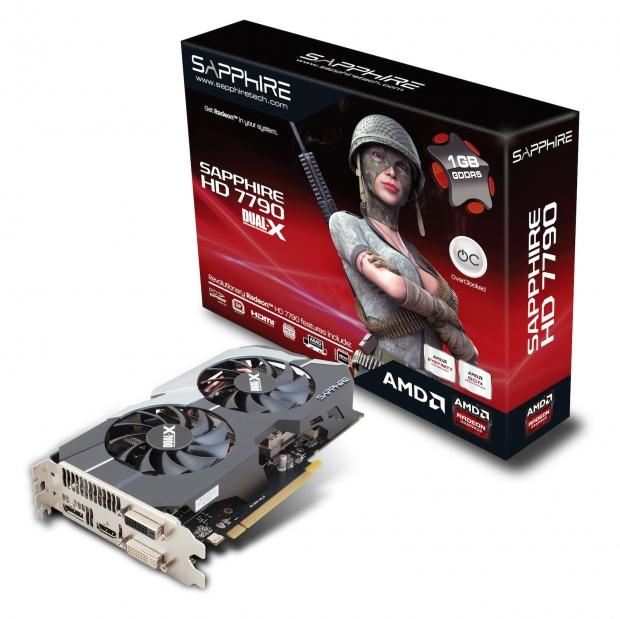 Open enlarged image SAPPHIRE enhances HD 7700 Series with new models HD 7790 OC with Dual-X delivers increased performance, new features 01