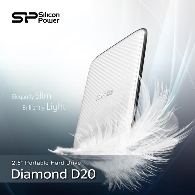 SP/Silicon Power Launches an Ultra Slim Portable Hard Drive Diamond D20 - Elegantly Slim, Brilliantly Light 02