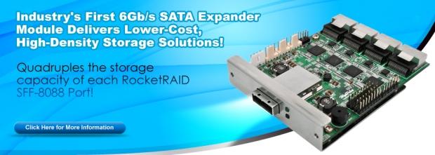 HighPoint Unveils the Industry's first 6Gb/s SATA Expander Module 03