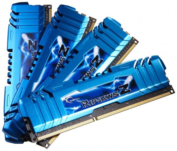 Open enlarged image G.Skill Expands RipjawsZ Family with Fifteen DDR3 Quad Channel Kits 01