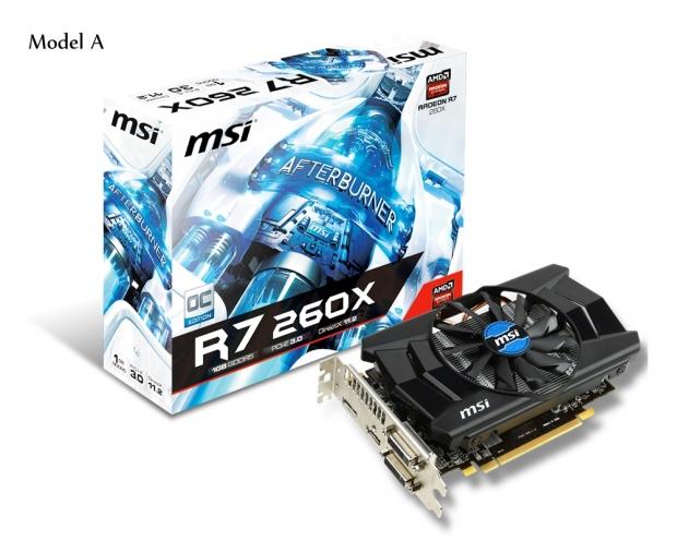 Open enlarged image MSI Radeon R7 260 1GD5 OC Now Available 03