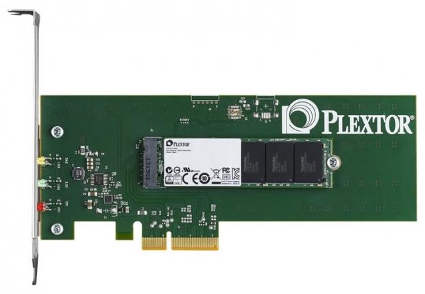 Open enlarged image Plextor Announces Worldwide Release of M6e PCI Express SSD 01