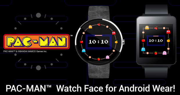 New Pac-Man Face Watch Chomps the Time Away for Android Wear | TweakTown.com