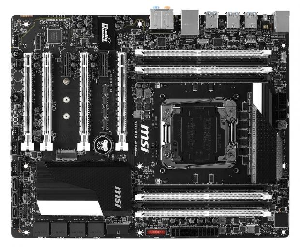 Open enlarged image MSI Releases Black & White X99S SLI Krait Edition Motherboard 049