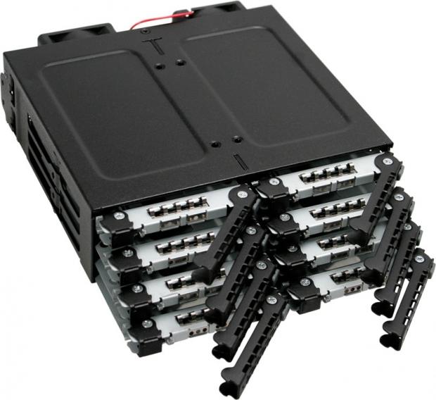 Open enlarged image ICY DOCK Announces ToughArmor MB998SP-B Drive Cage 081