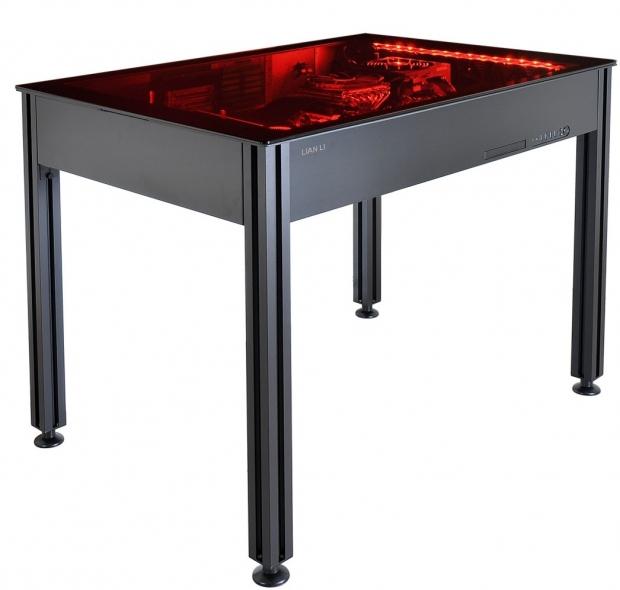Lian Li Giving a Sneak Peak of the Latest Desk and O Series Chassis at CeBIT '15 052
