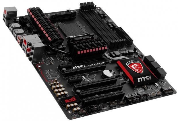 Open enlarged image MSI Unleashes 990FXA GAMING Socket AM3+ Motherboard 035