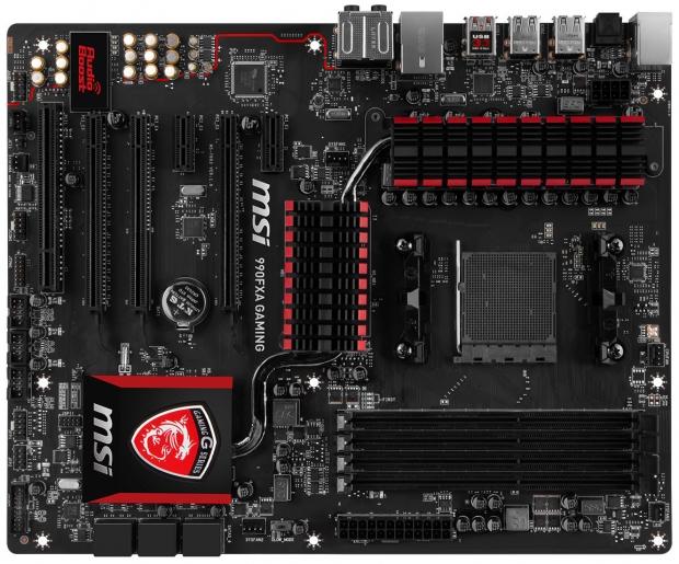 Open enlarged image MSI Unleashes 990FXA GAMING Socket AM3+ Motherboard 036