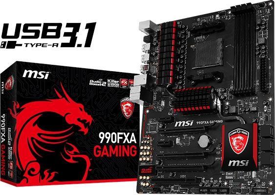 MSI unleashes 990FXA GAMING, world's first AMD USB 3.1 GAMING motherboard | TweakTown.com MSI unleashes 990FXA GAMING, world's first AMD USB 3.1 GAMING motherboard | TweakTown.com